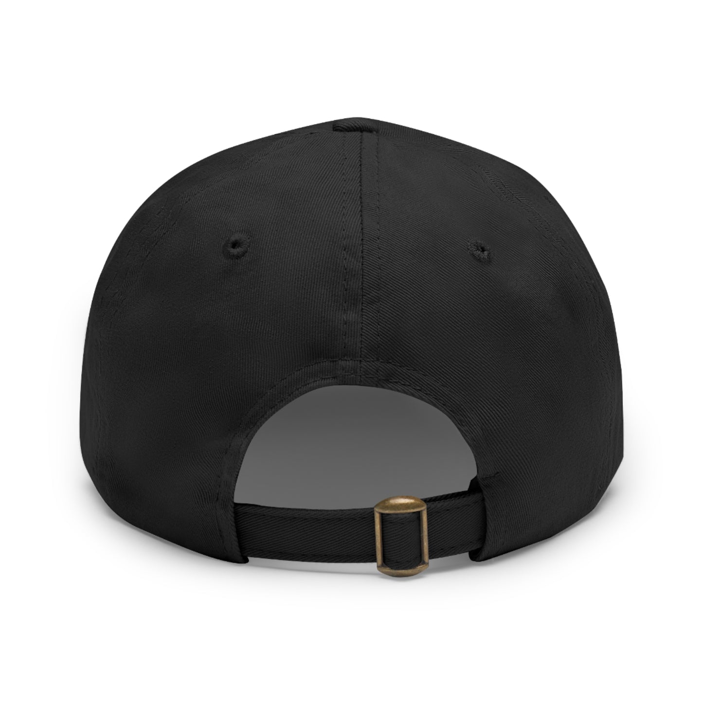 One Day Easy Does It Dad Hat with Leather Patch (Round)