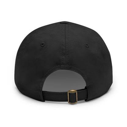 One Day Easy Does It Dad Hat with Leather Patch (Round)