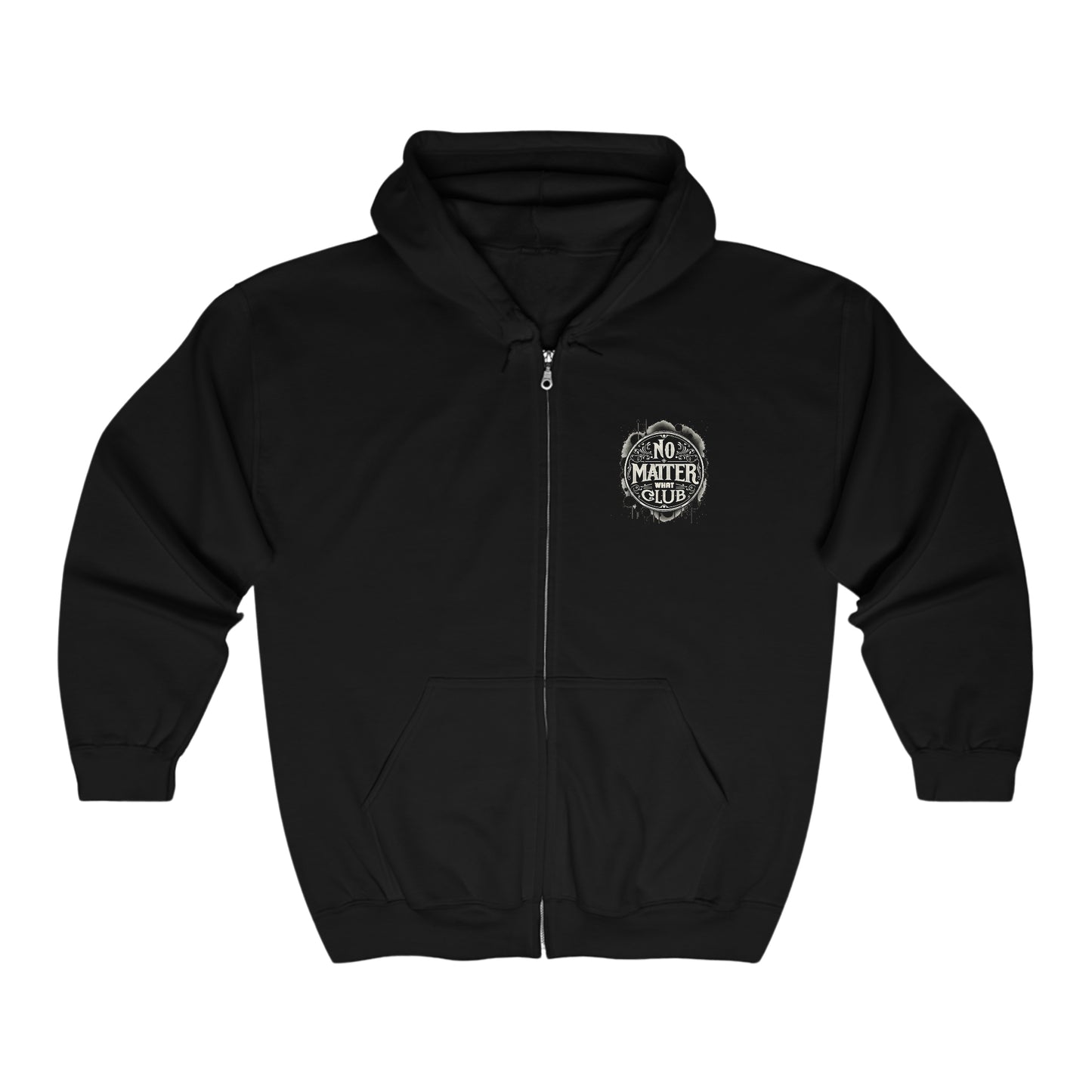 No Matter What Club Unisex Heavy Blend™ Full Zip Hooded Sweatshirt