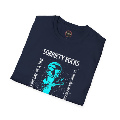 Sobriety Rocks Unisex Softstyle T-Shirt