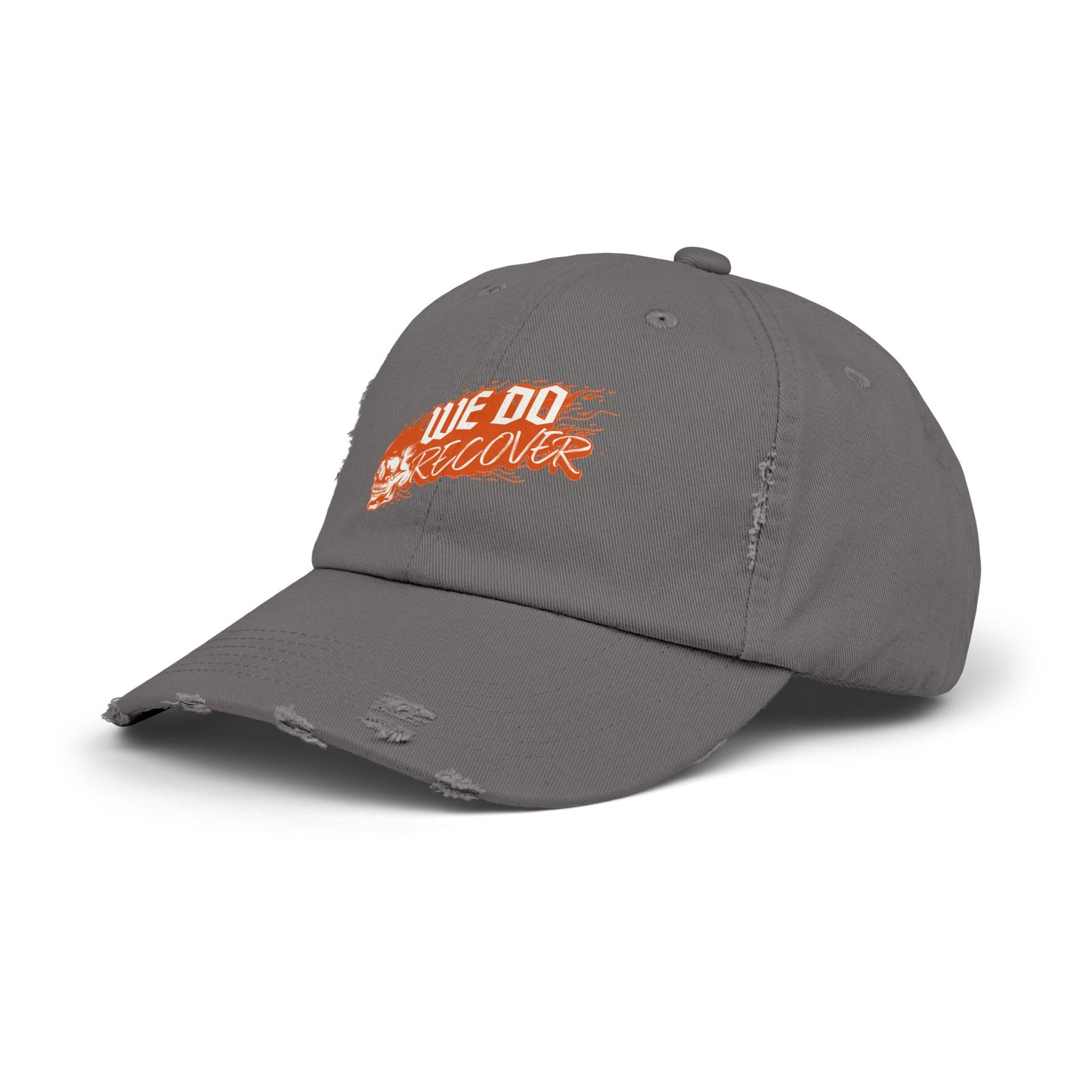We Do Recover Unisex Distressed Cap