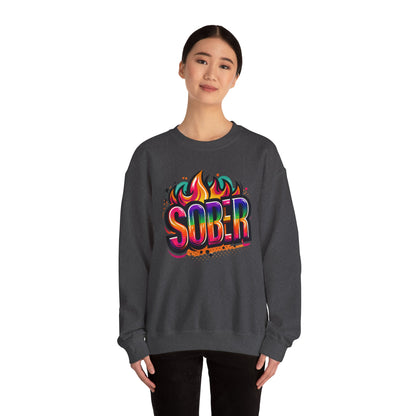 Sober Flames Unisex Heavy Blend™ Crewneck Sweatshirt