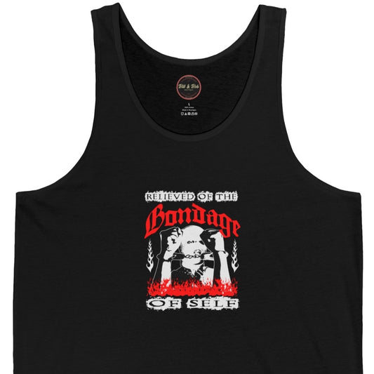 Relieved of the Bondage of Self Unisex Jersey Tank