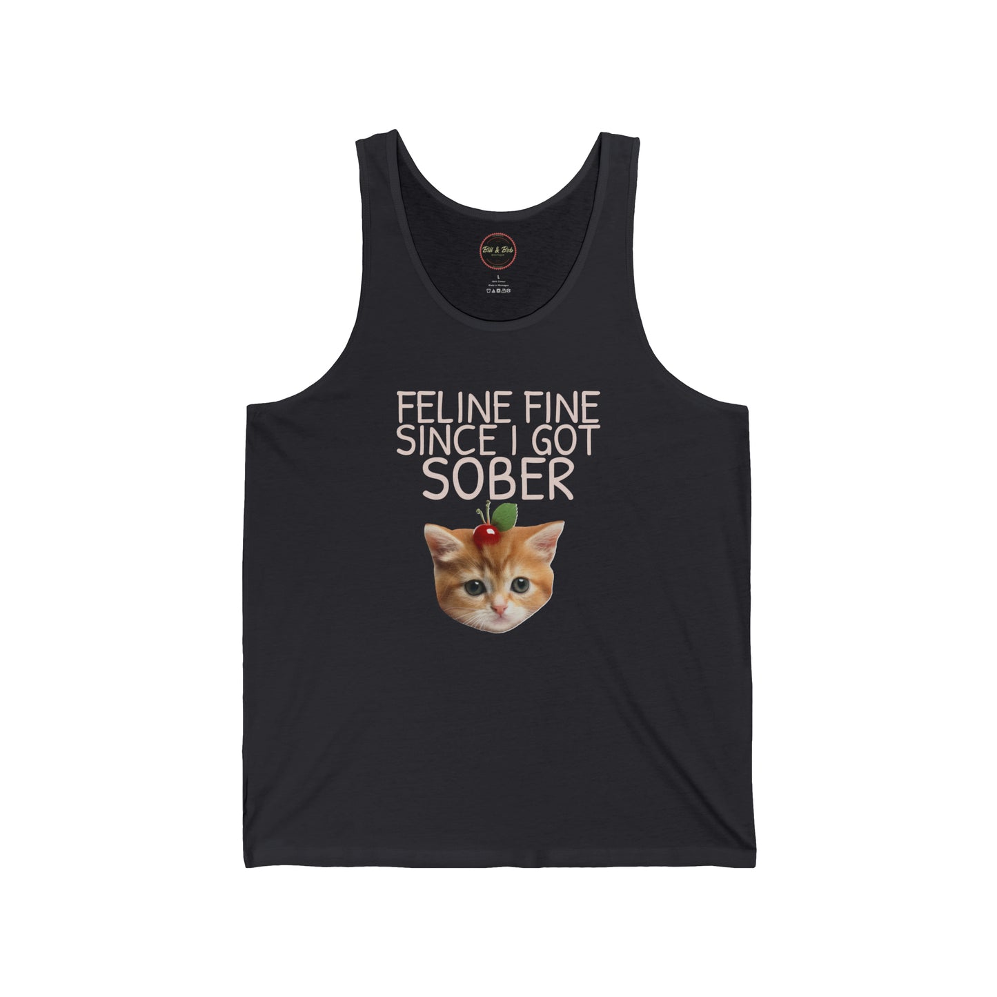 Feline Fine Unisex Jersey Tank