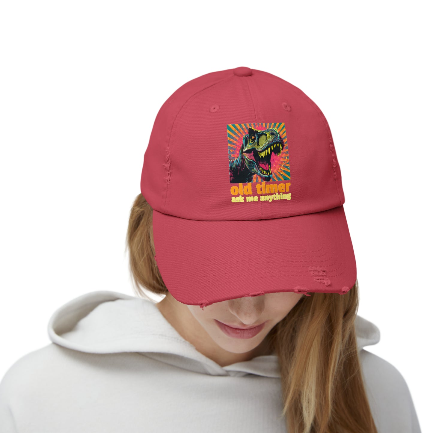 Old Timer Unisex Distressed Cap