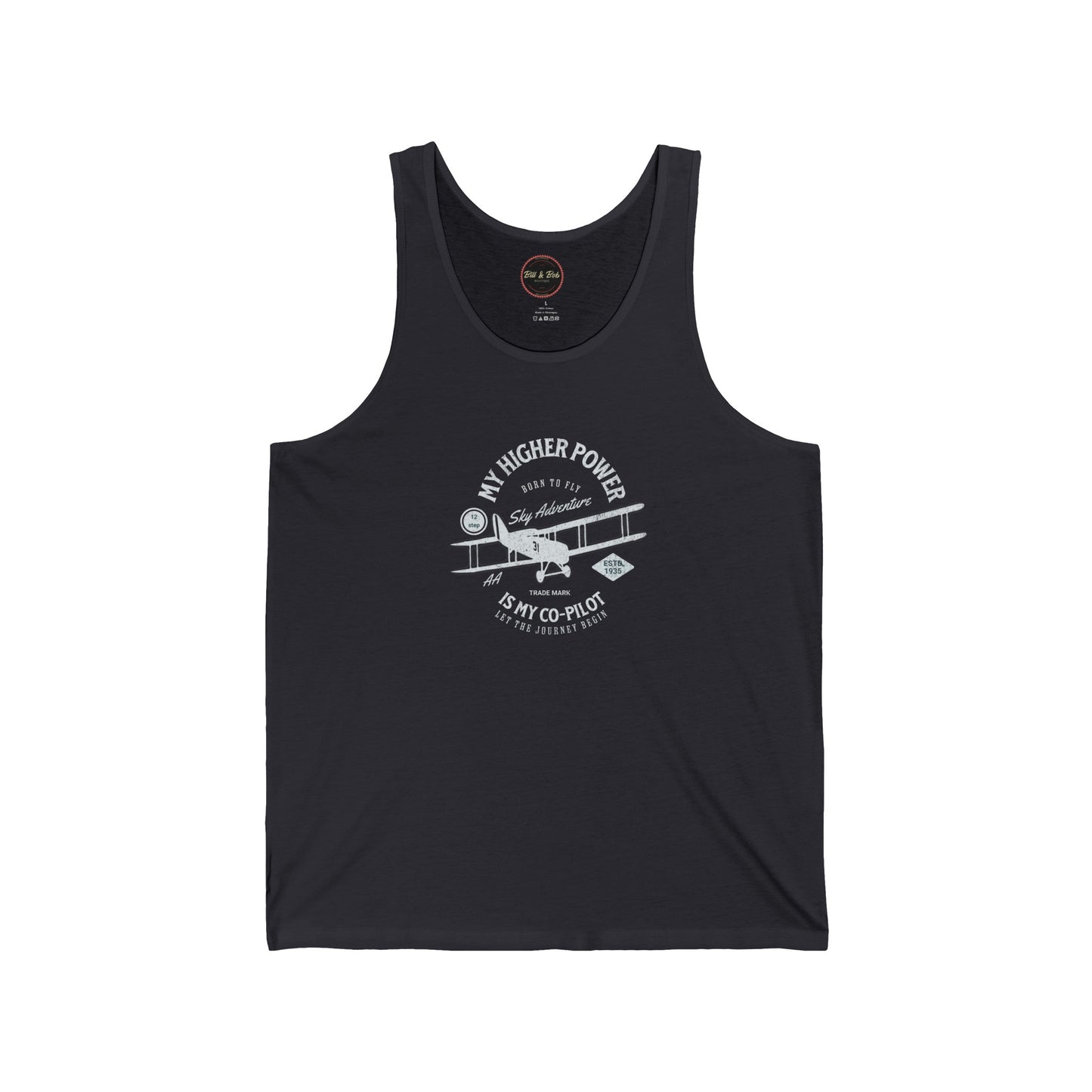 Co-Pilot Unisex Jersey Tank