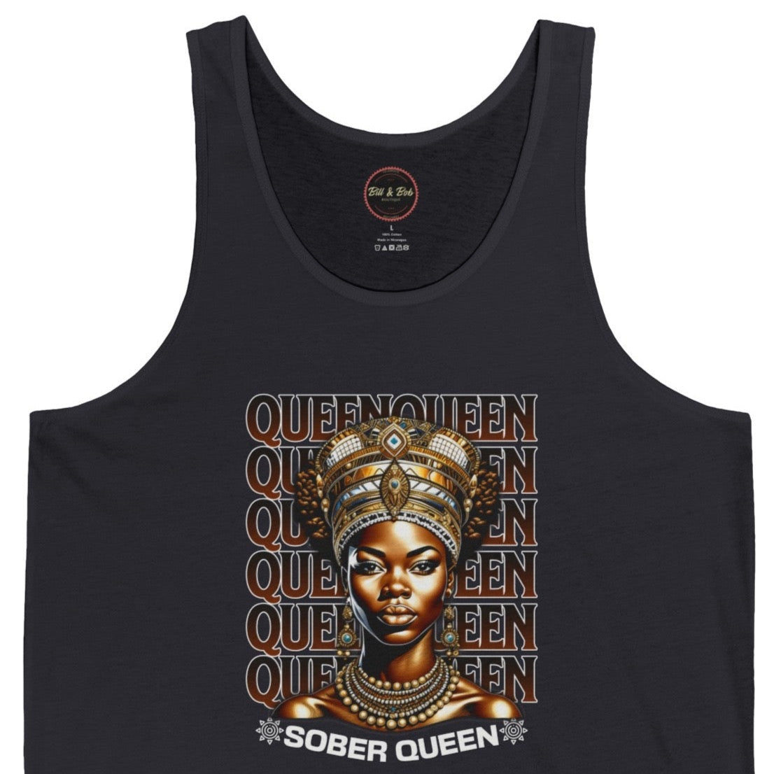 Sober Queen Unisex Jersey Tank