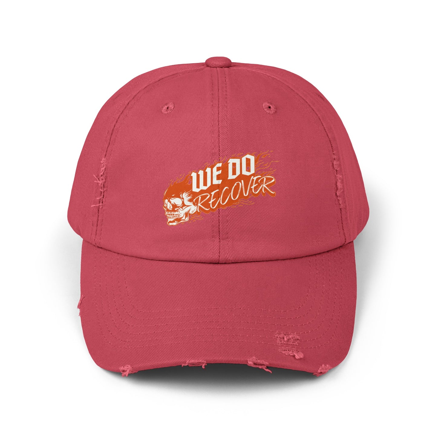 We Do Recover Unisex Distressed Cap