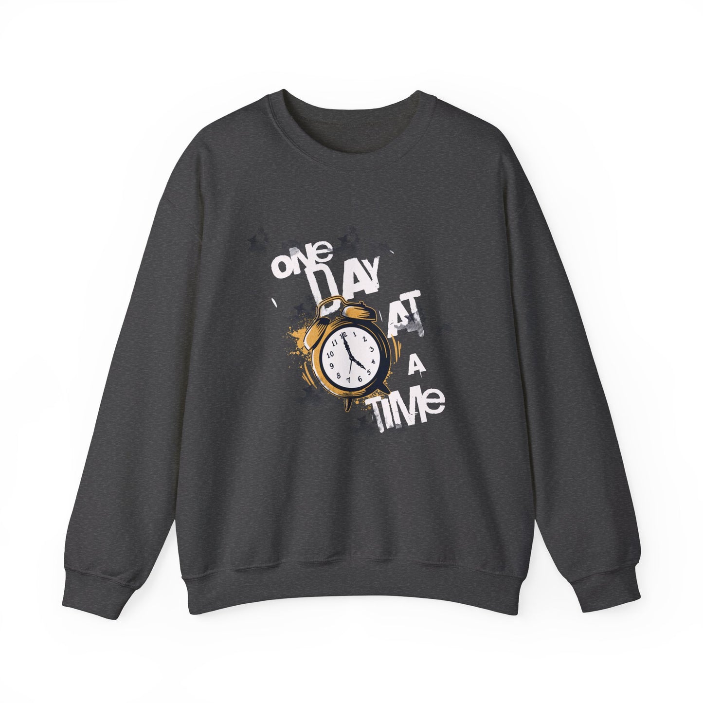 One Day at a Time Unisex Heavy Blend™ Crewneck Sweatshirt