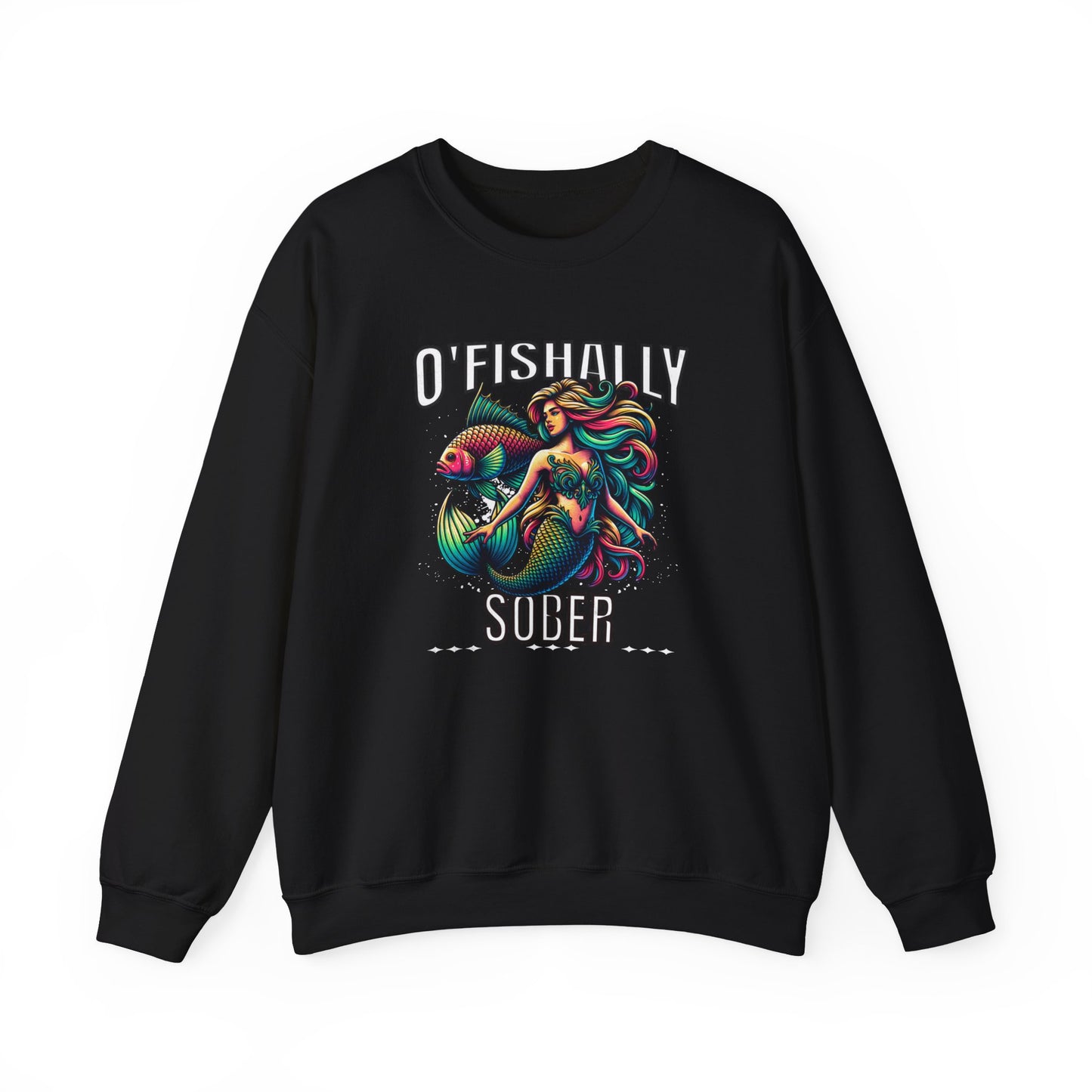 O'Fishally Sober Unisex Heavy Blend™ Crewneck Sweatshirt