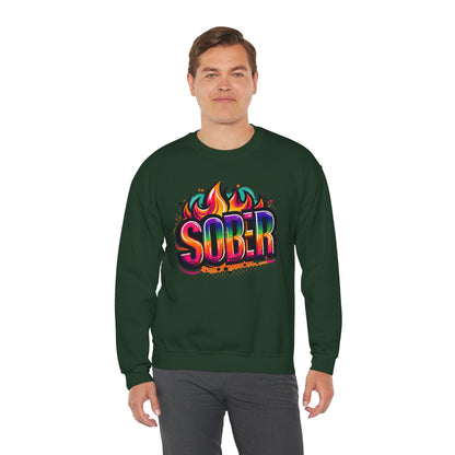 Sober Flames Unisex Heavy Blend™ Crewneck Sweatshirt