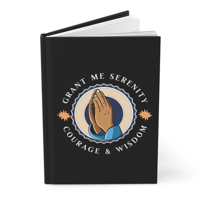 Serenity Courage Wisdom Hardcover Journal Matte