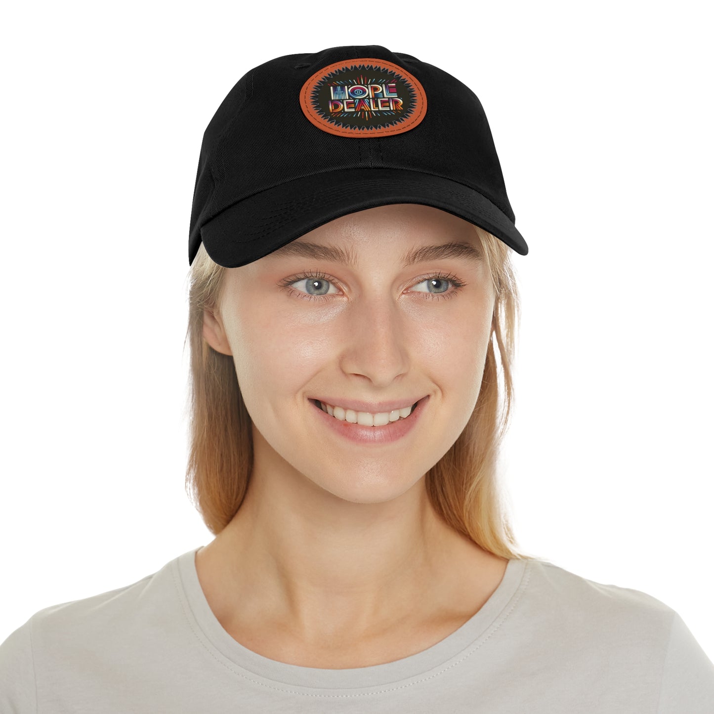 Hope Dealer Baseball Cap  Leather Patch (Round)