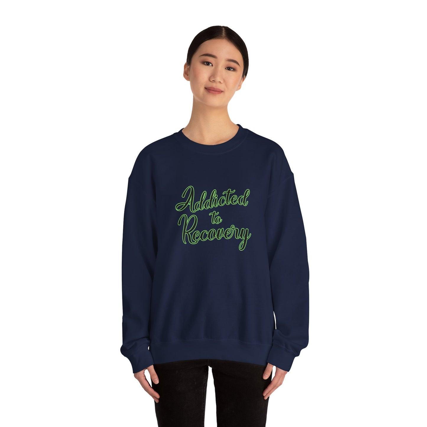 Addicted to Recovery Unisex Heavy Blend™ Crewneck Sweatshirt