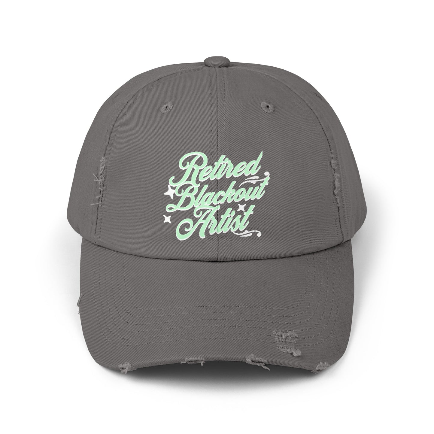 Retired Blackout Artist Unisex Distressed Cap