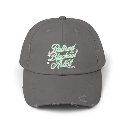 Retired Blackout Artist Unisex Distressed Cap