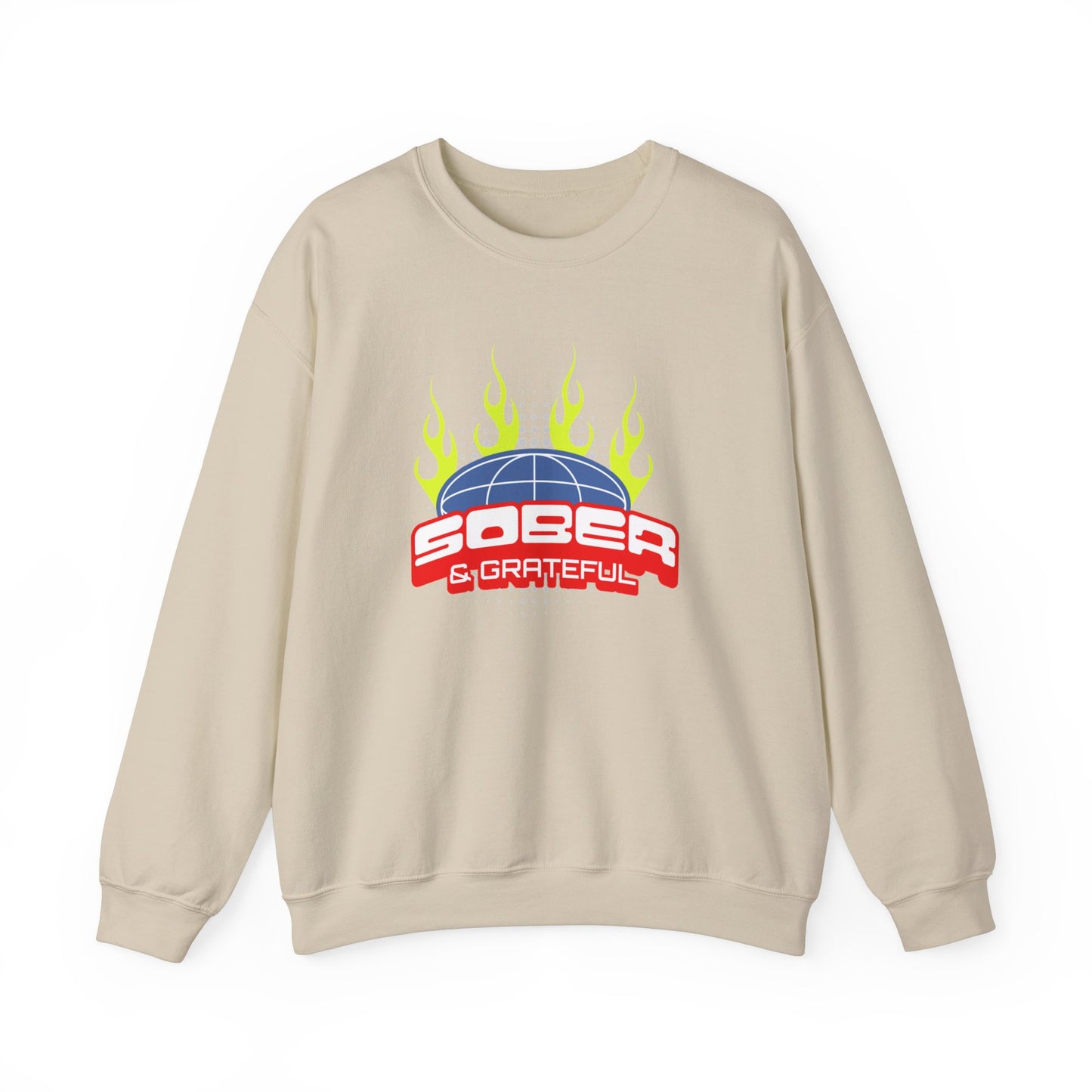 Sober and Grateful Unisex Heavy Blend™ Crewneck Sweatshirt