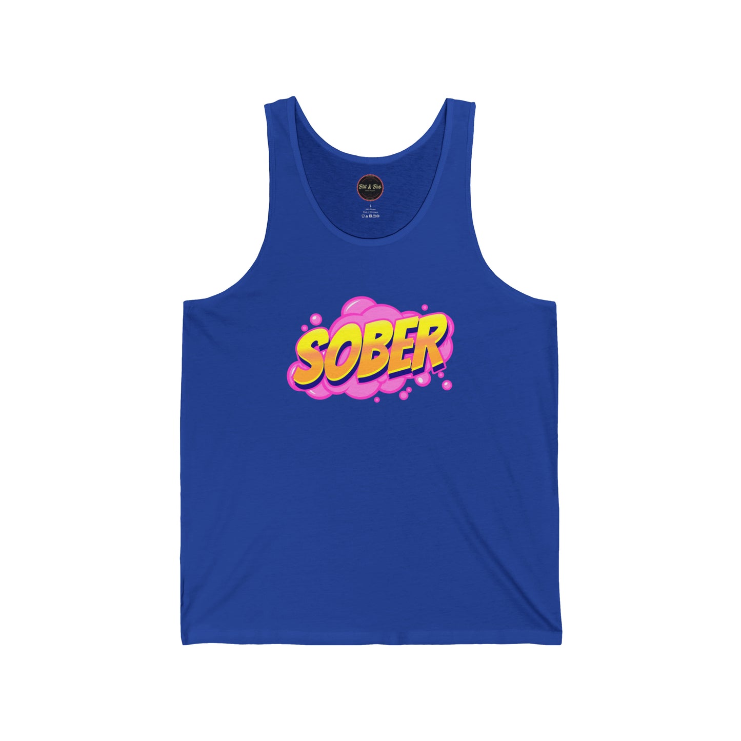 Sober Unisex Jersey Tank