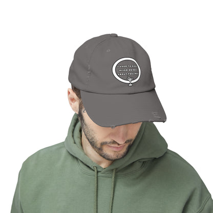 Mixed Drinks About Feelings Unisex Distressed Cap