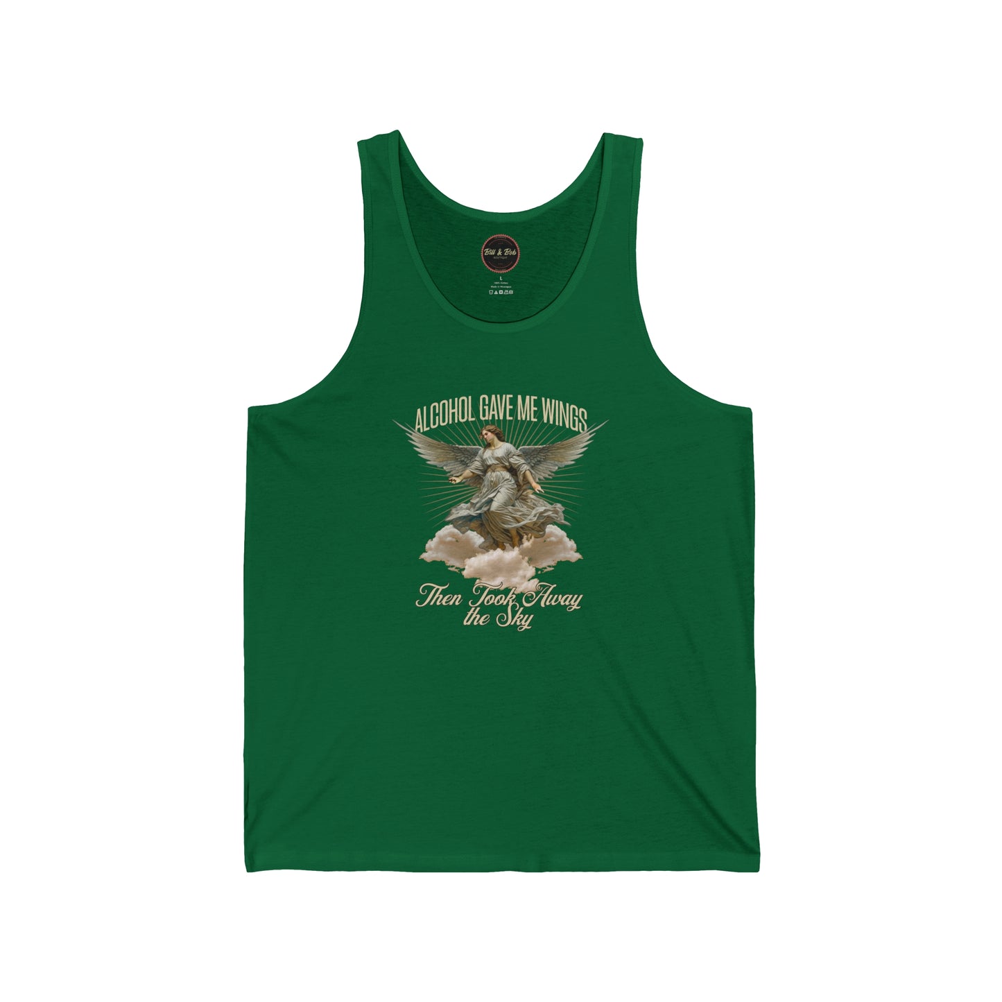 Alcohol Gave Me Wings Unisex Jersey Tank