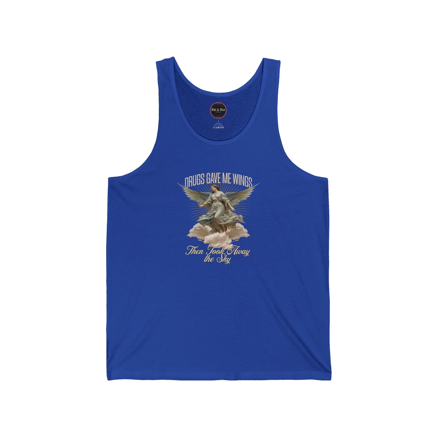 Drugs Gave Me Wings Unisex Jersey Tank