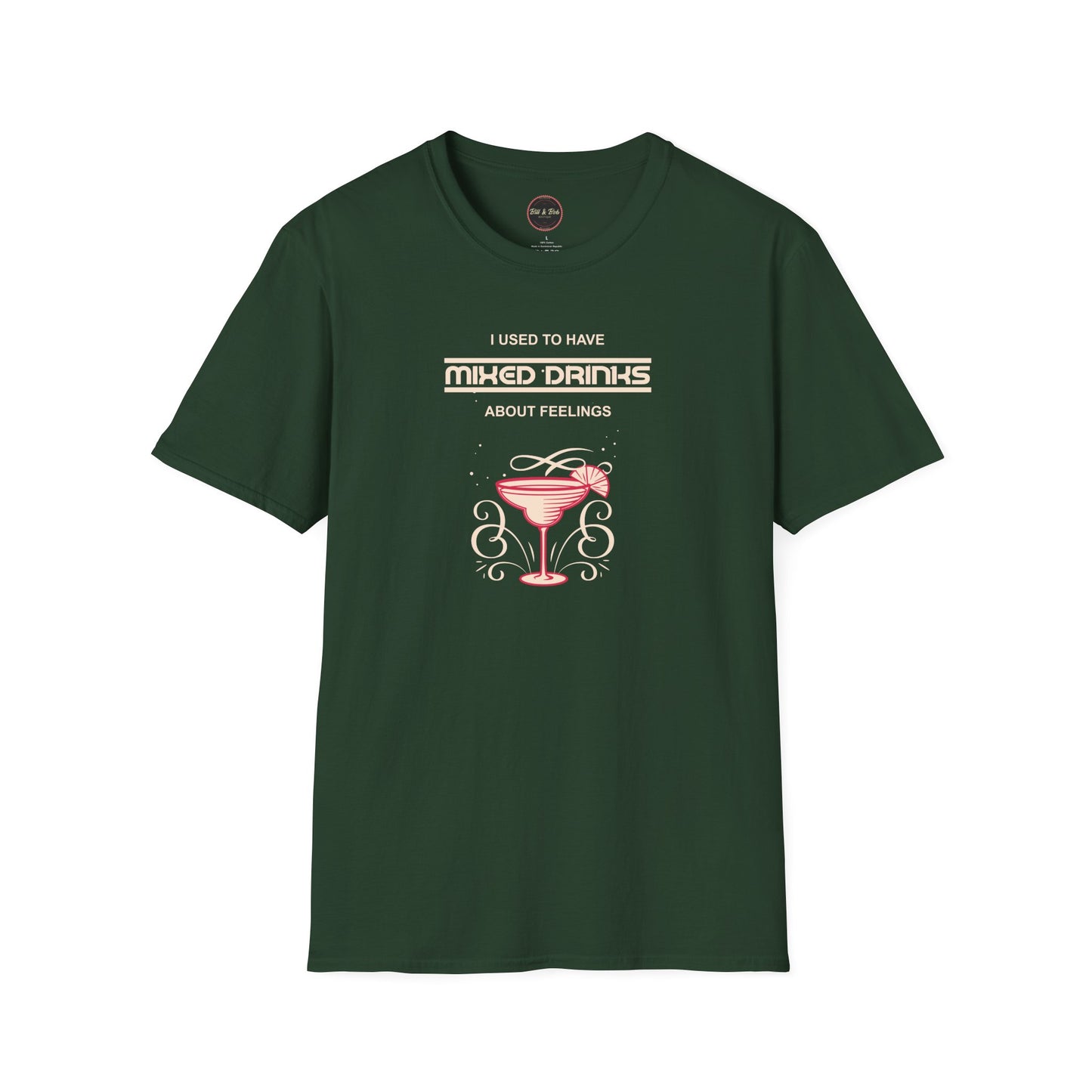 Mixed Drinks about Feelings Unisex Softstyle T-Shirt