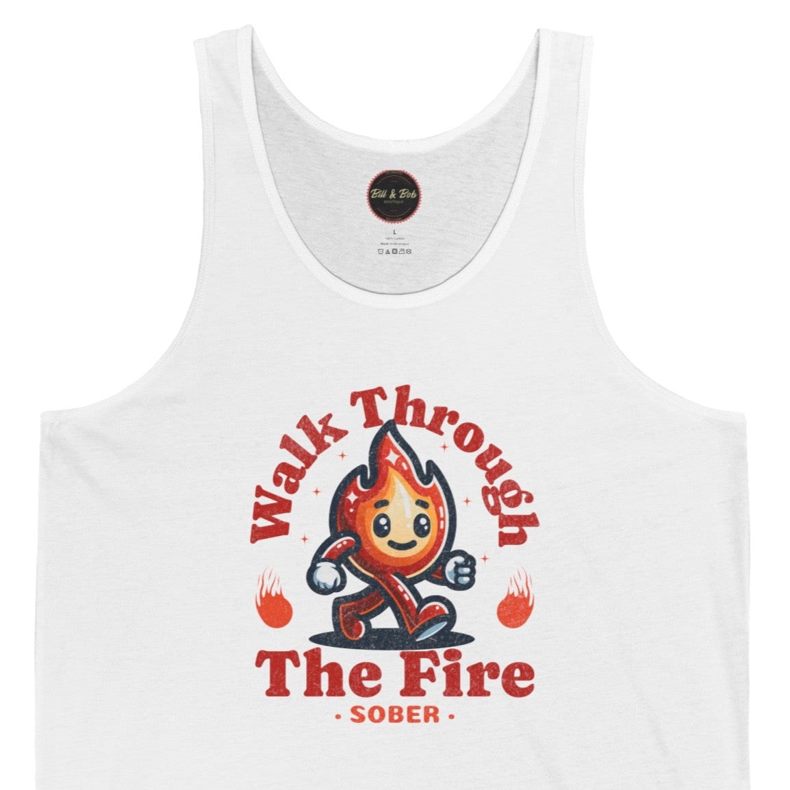 Walk Through the Fire Unisex Jersey Tank