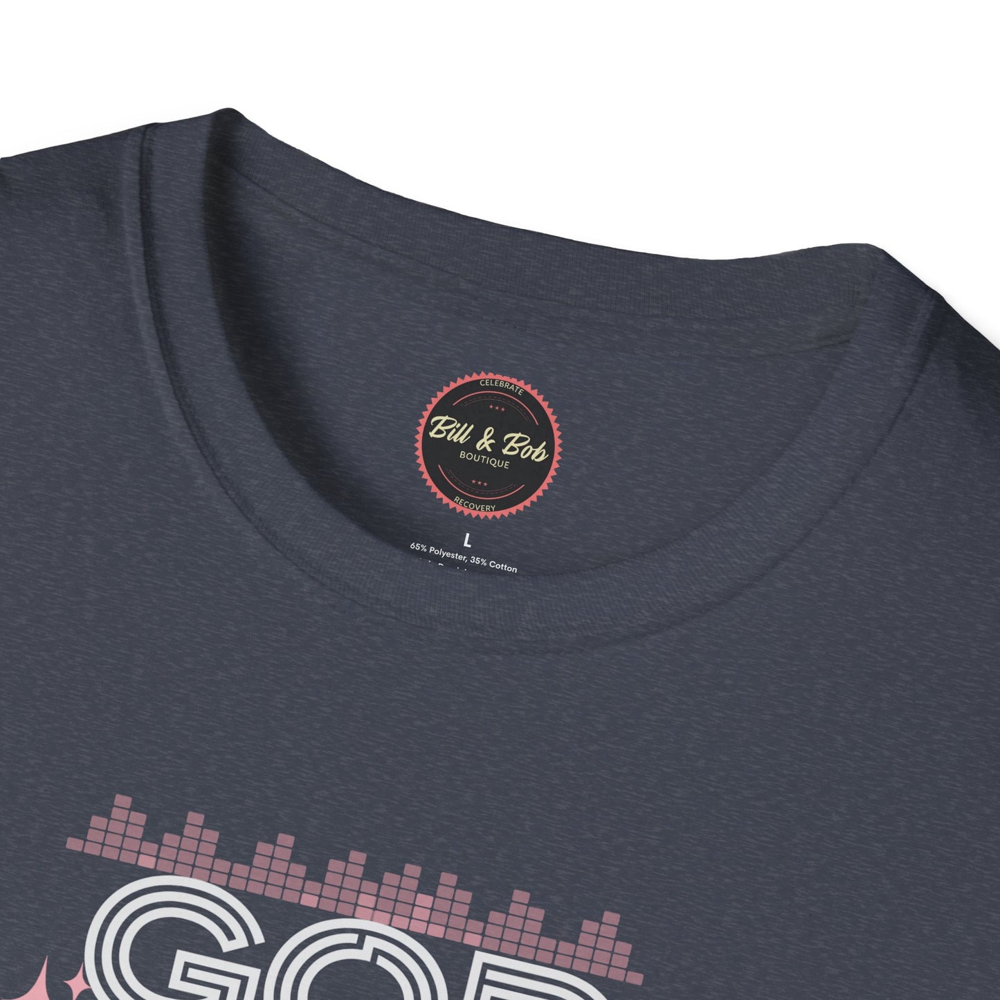 God is in the Pause Unisex Softstyle T-Shirt