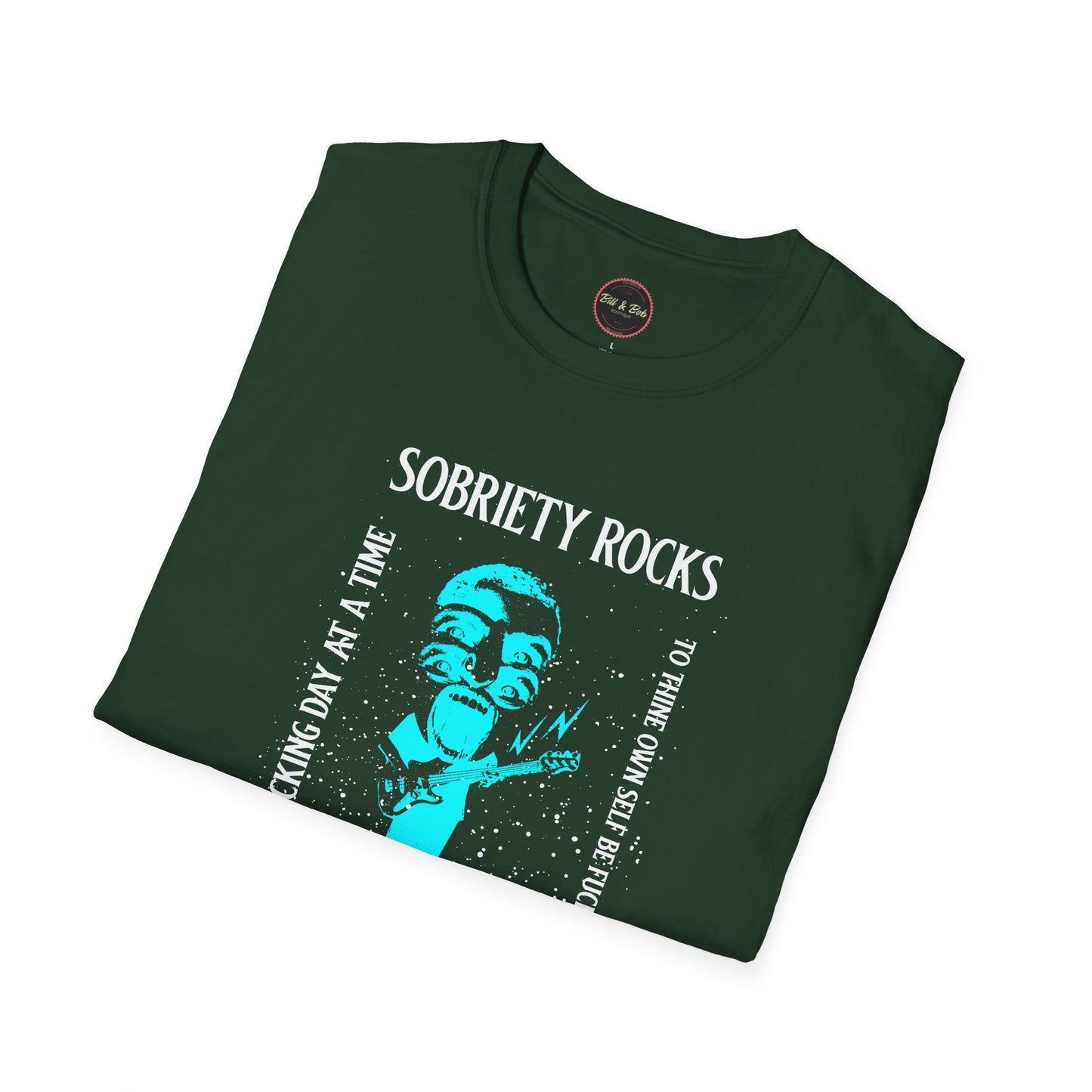 Sobriety Rocks Unisex Softstyle T-Shirt