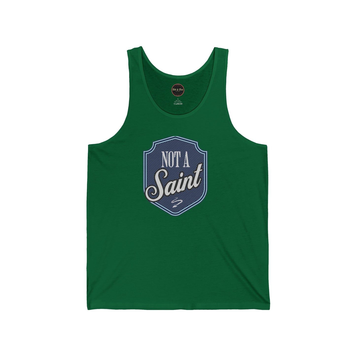 Not a Saint Unisex Jersey Tank