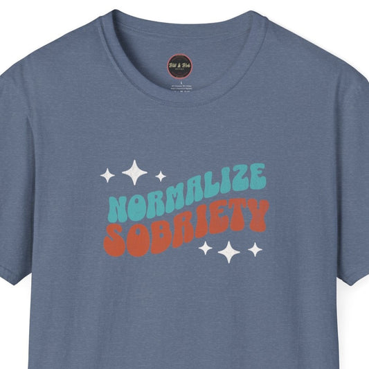 Normalize Sobriety Unisex Softstyle T-Shirt