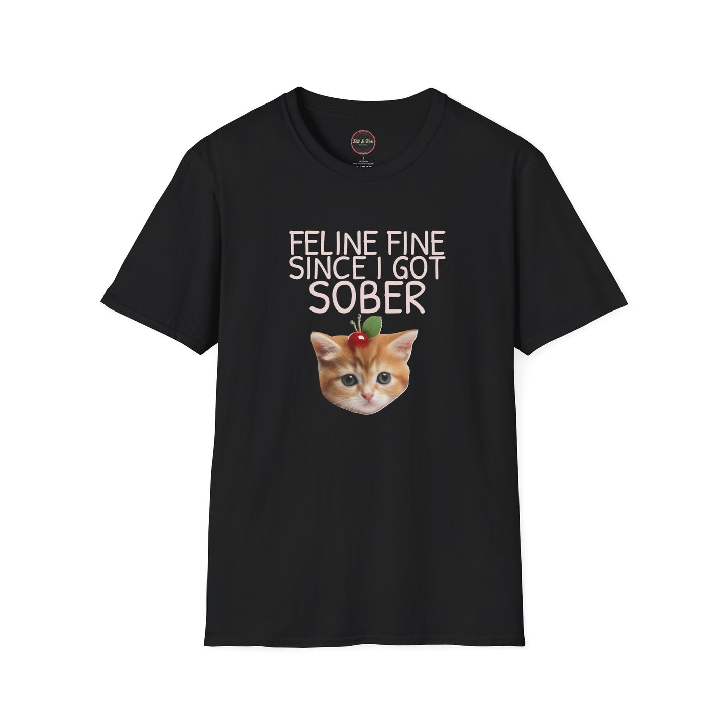 Feline Fine Unisex Softstyle T-Shirt