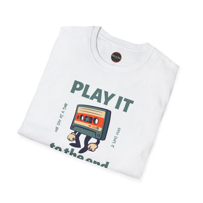 Play the tape to the End Unisex Softstyle T-Shirt