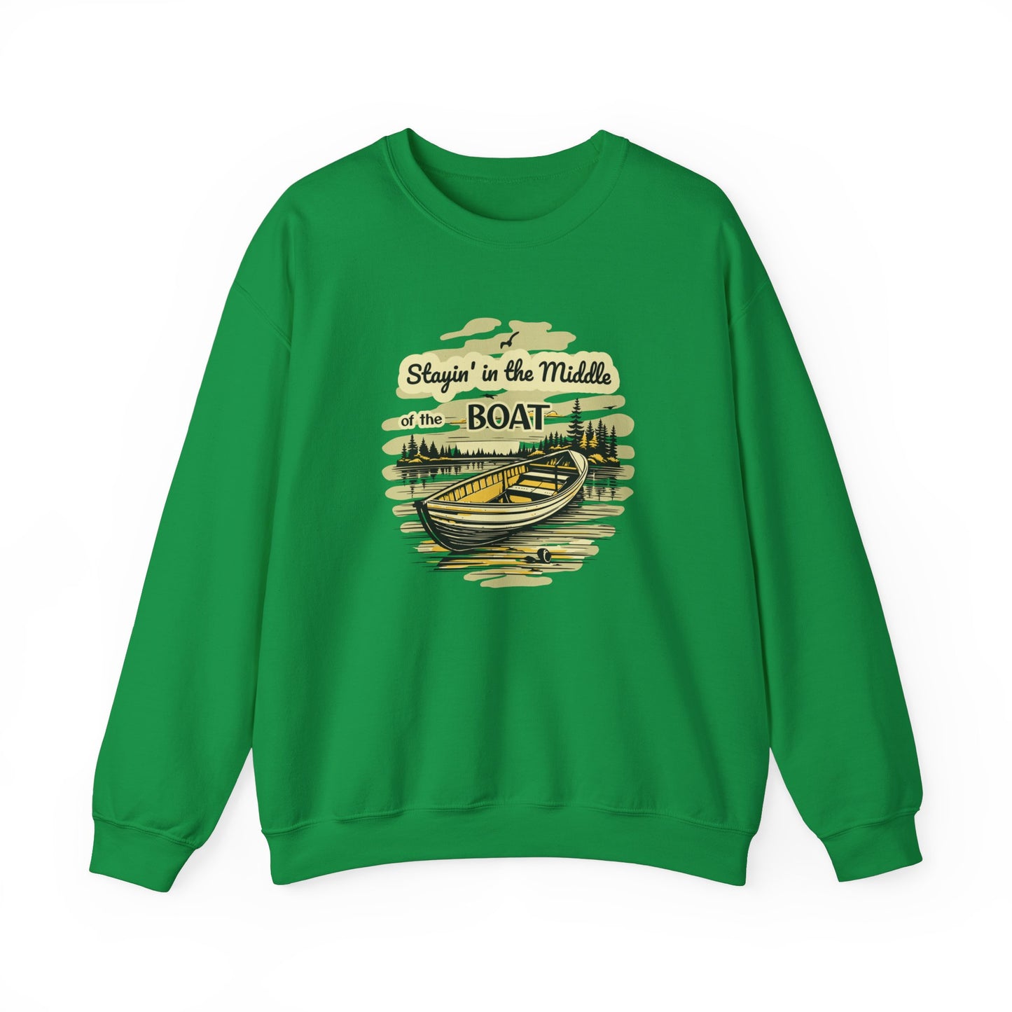 Middle of the Boat Unisex Heavy Blend™ Crewneck Sweatshirt