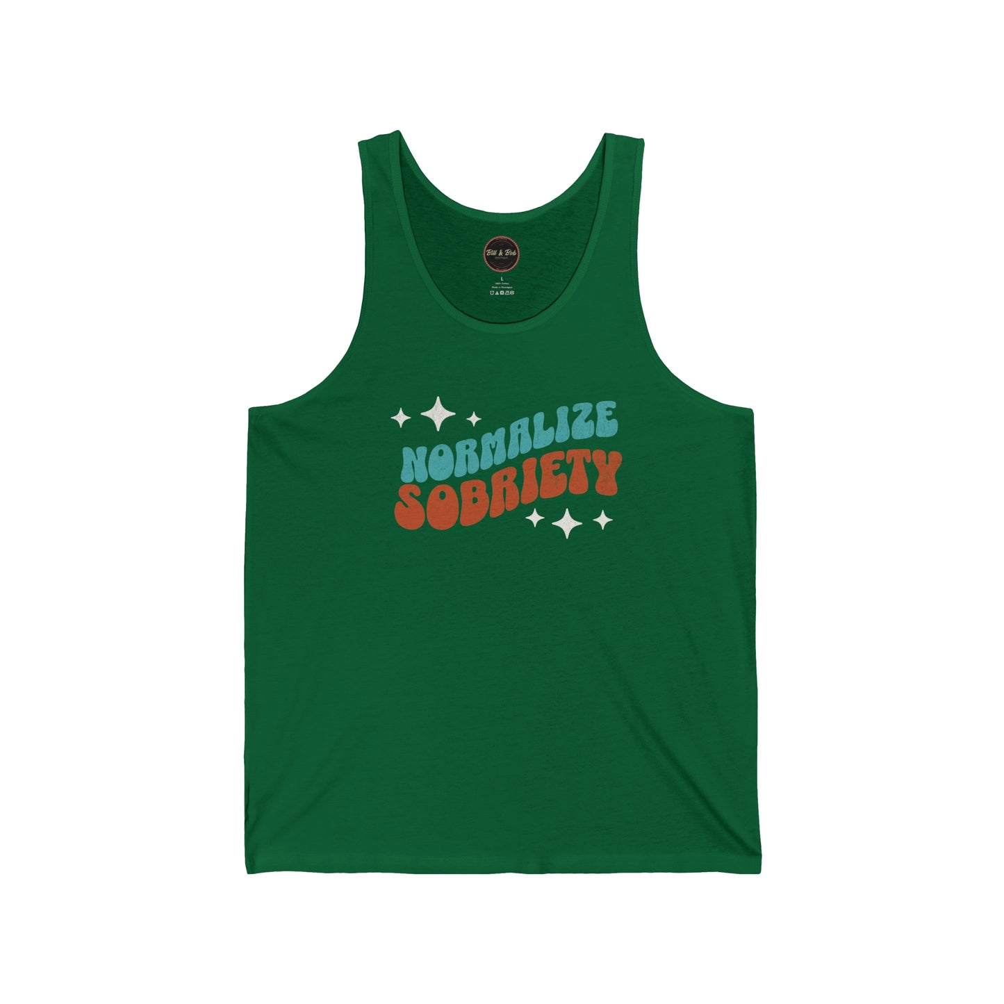 Normalize Sobriety Unisex Jersey Tank