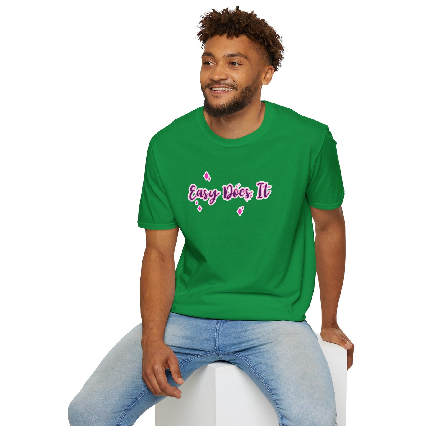 Easy Does It Unisex Softstyle T-Shirt