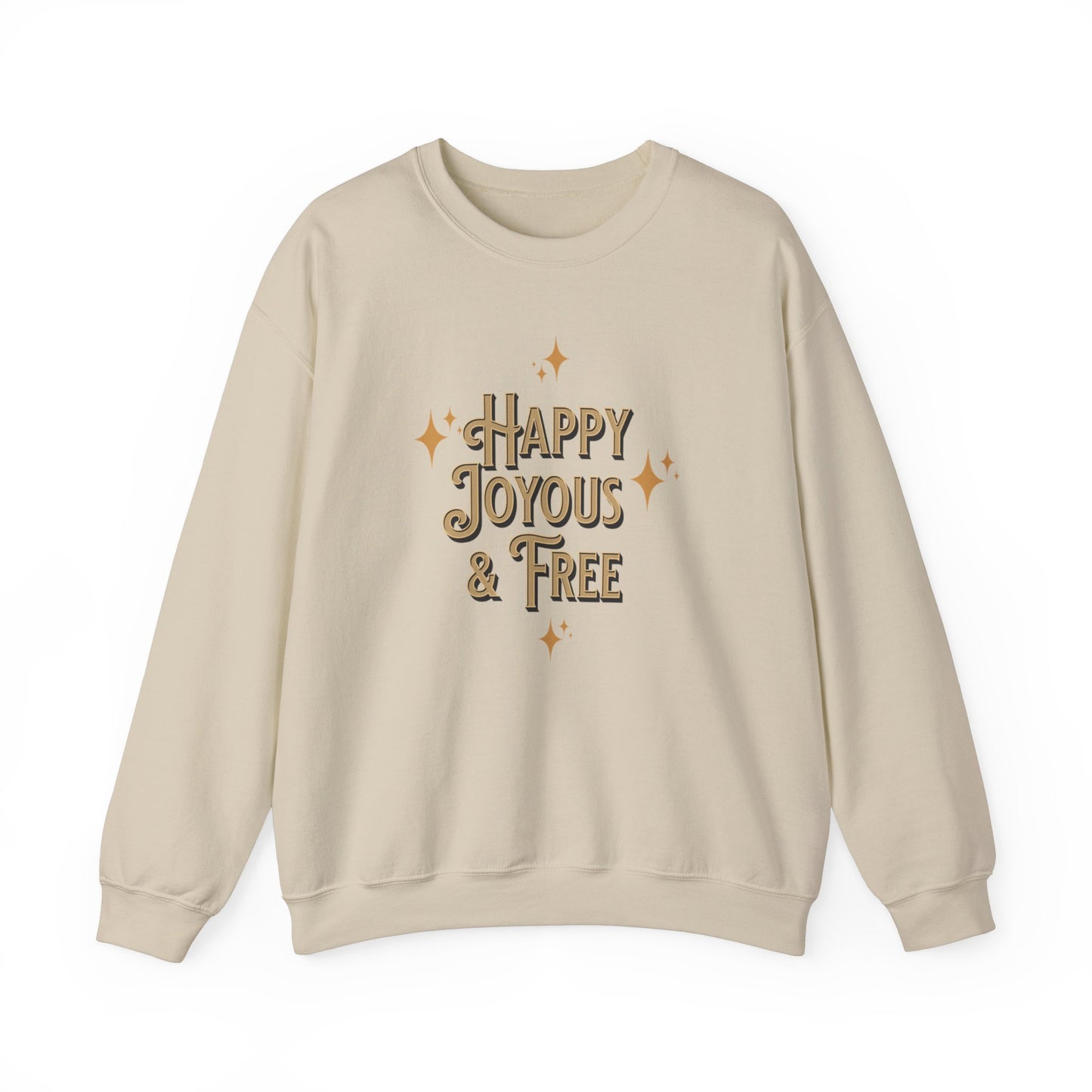 Happy Joyous & Free Unisex Heavy Blend™ Crewneck Sweatshirt