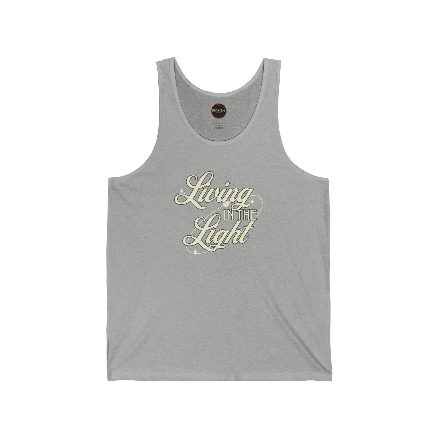 Living in the Light Unisex Jersey Tank