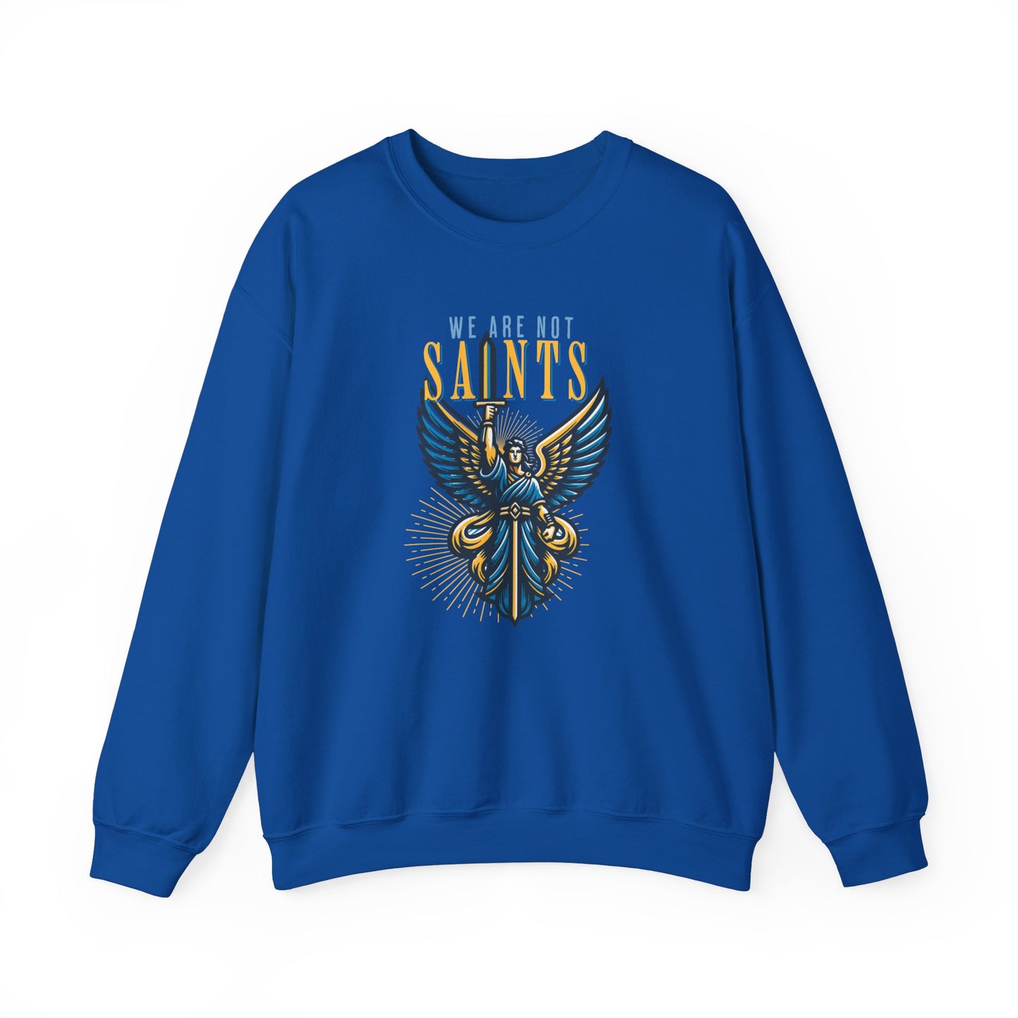 We Are Not Saints Unisex Heavy Blend™ Crewneck Sweatshirt