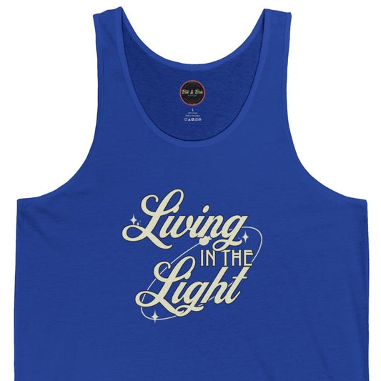 Living in the Light Unisex Jersey Tank