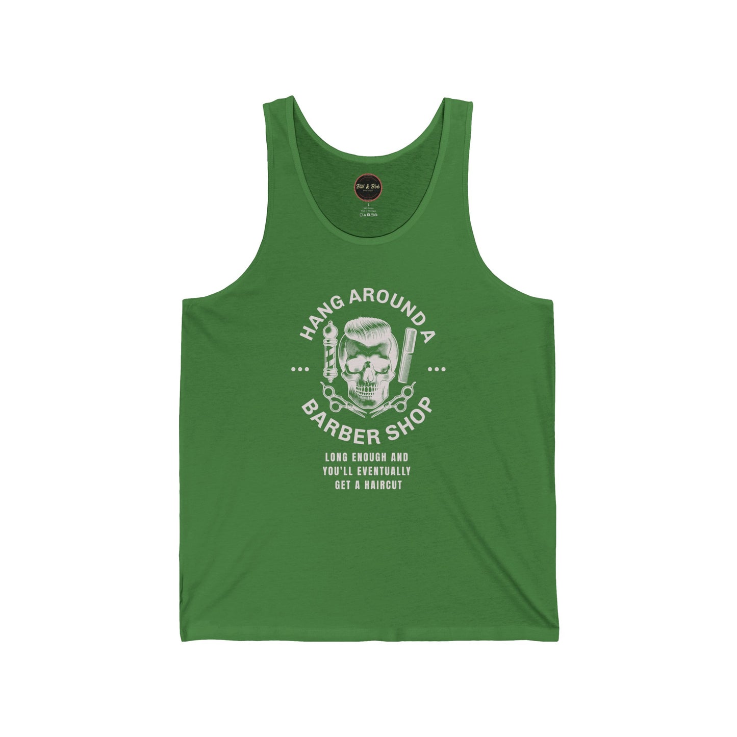 Barber Shop Unisex Jersey Tank