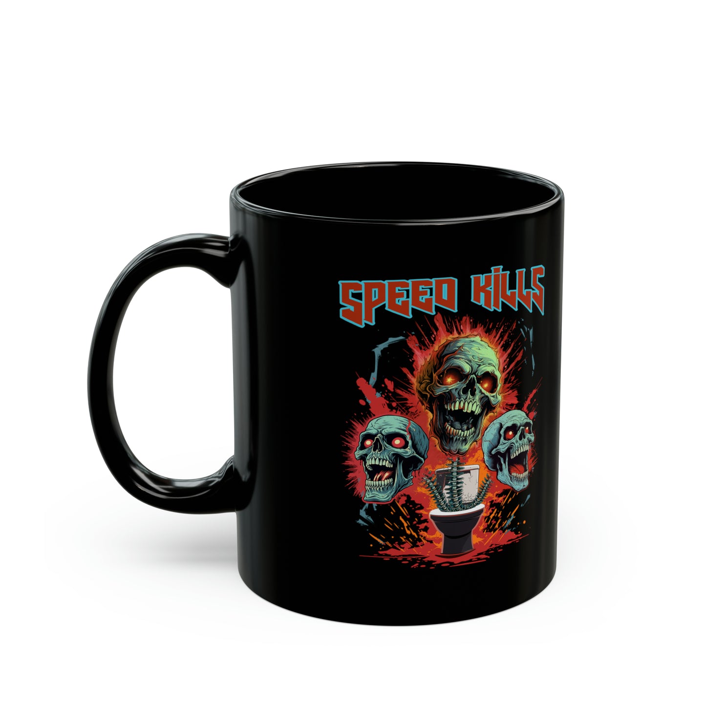 Speed Kills Black Mug (11oz, 15oz)