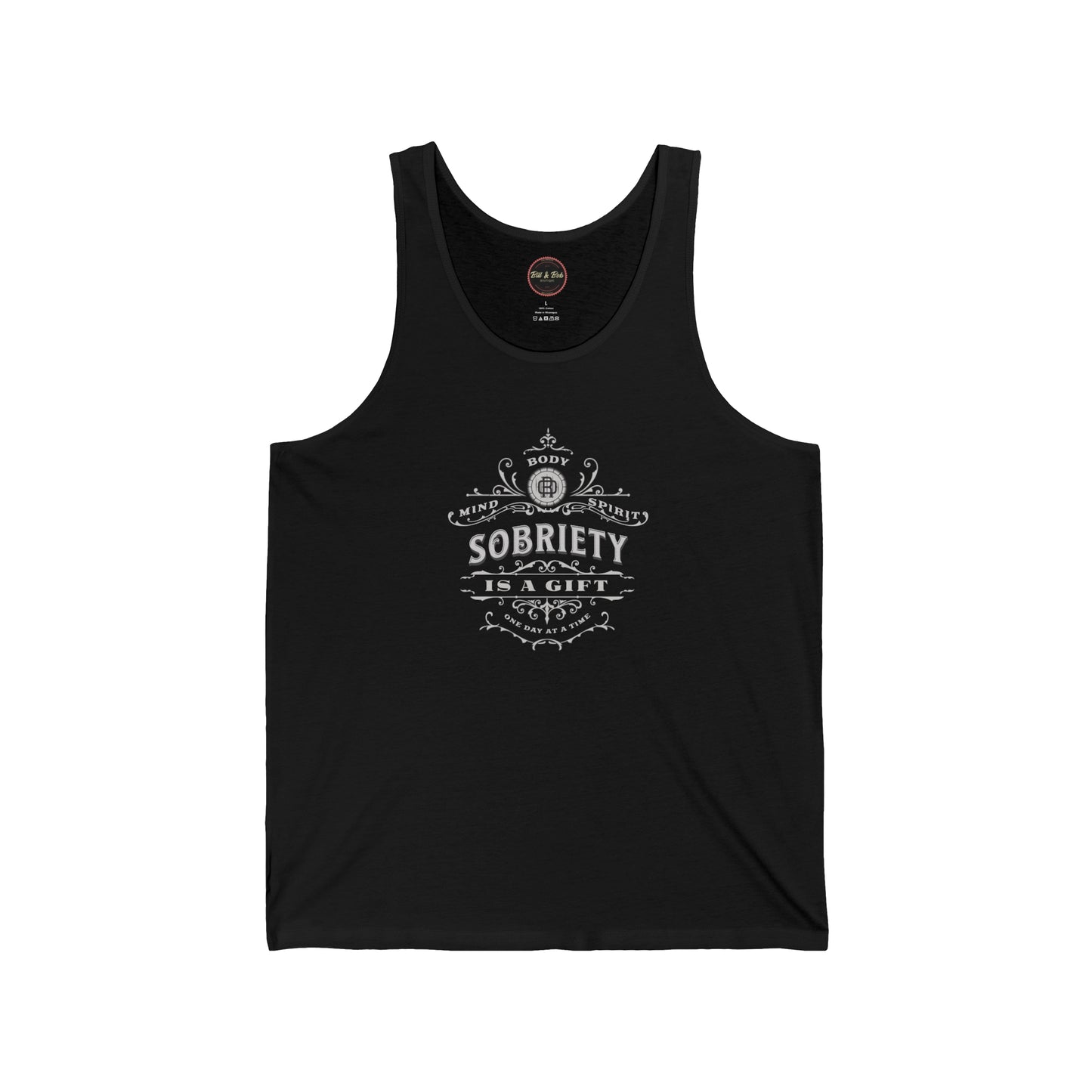 Sobriety is a Gift Unisex Jersey Tank