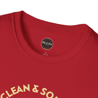 Clean and Sober by the Grace of God Unisex Softstyle T-Shirt