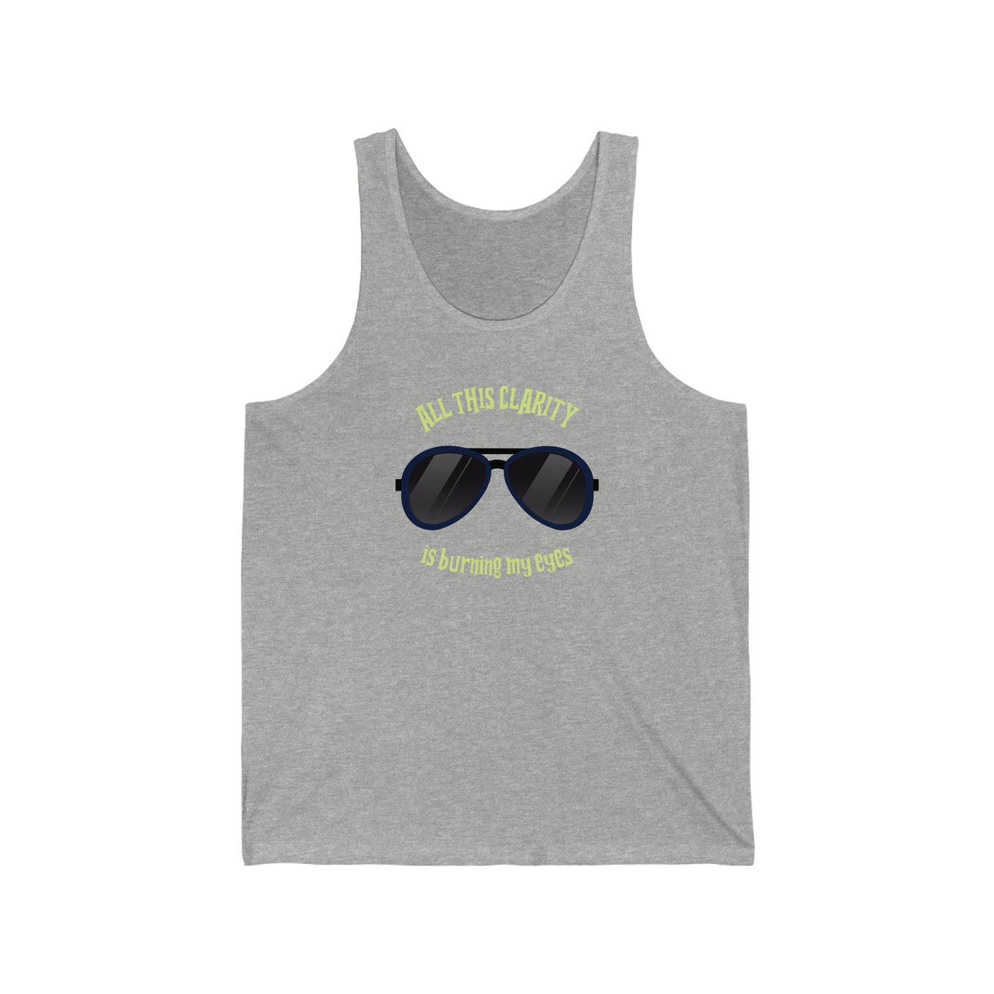 All This Clarity Unisex Jersey Tank