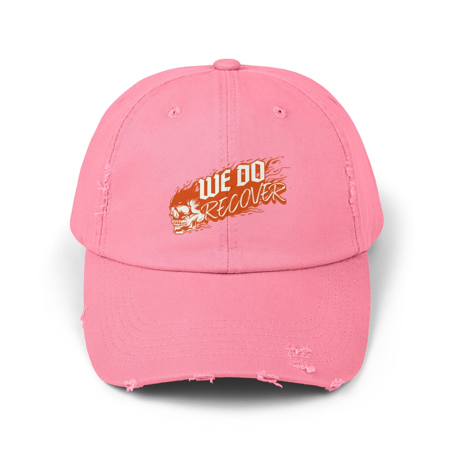 We Do Recover Unisex Distressed Cap