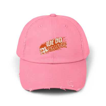 We Do Recover Unisex Distressed Cap