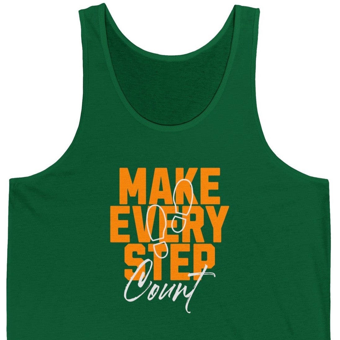 Make Every Step Count Unisex Jersey Tank