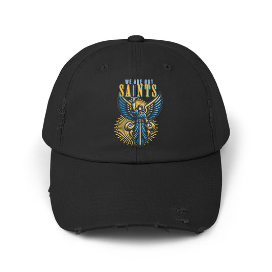 We Are Not Saints Unisex Distressed Cap