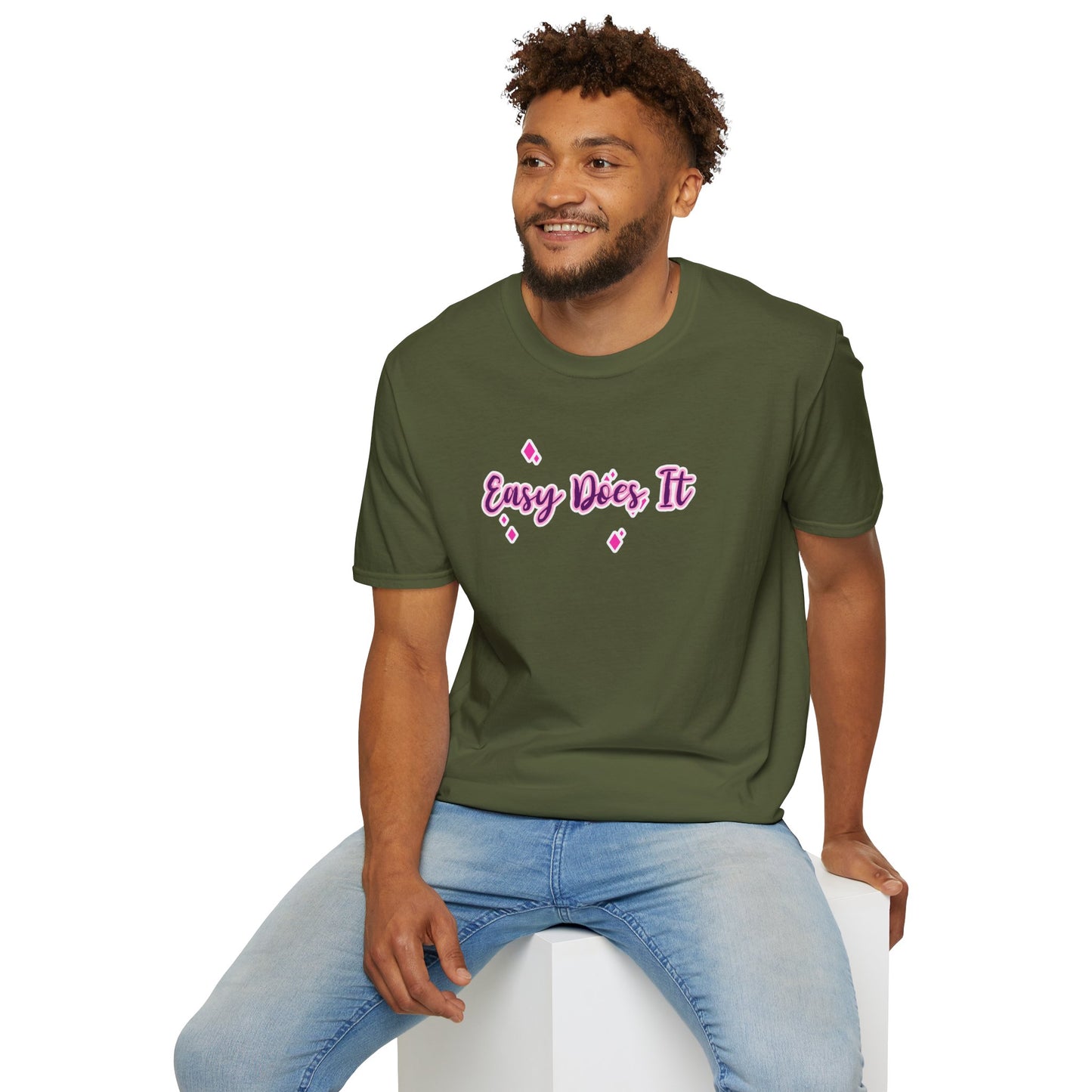 Easy Does It Unisex Softstyle T-Shirt